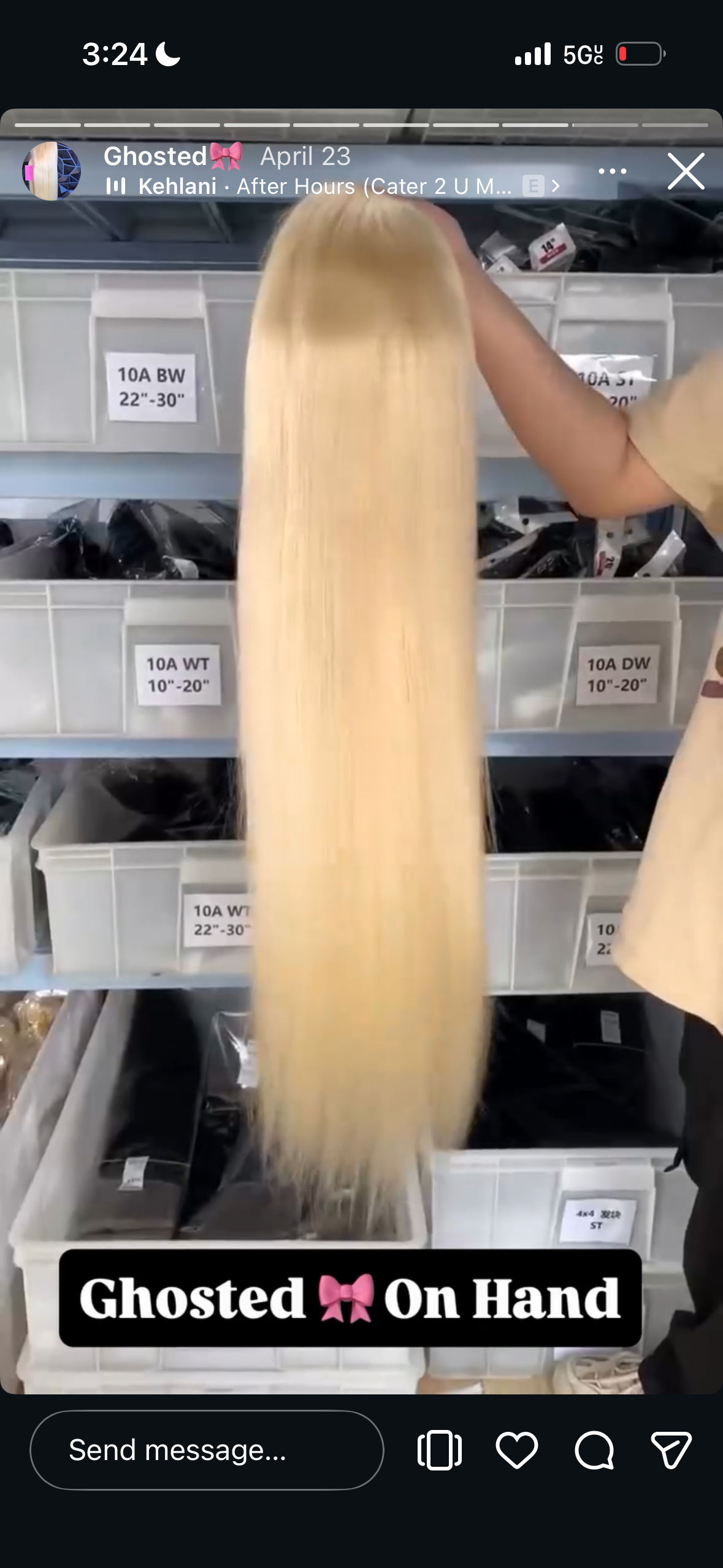 “ICY BARBIE” 613 13x4 34” Straight Lace Wig